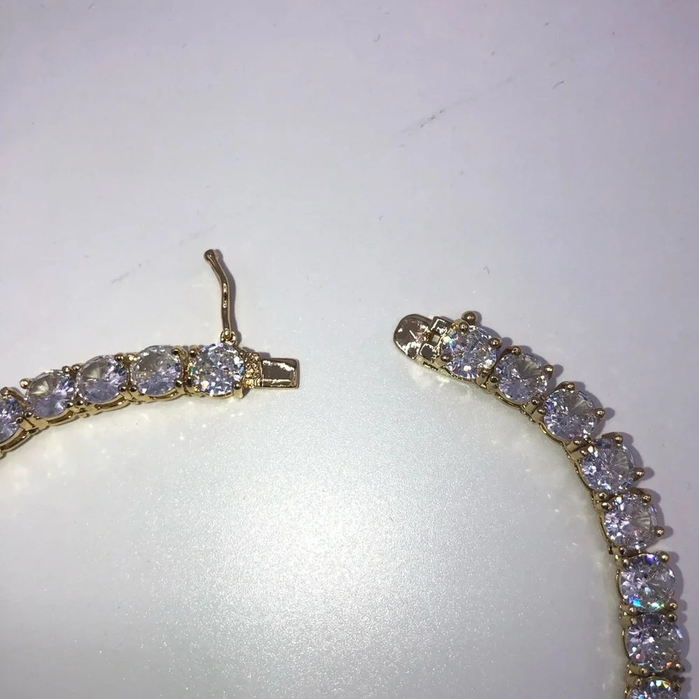 18k 72ct Tennis Necklace - Picture 8 of 14